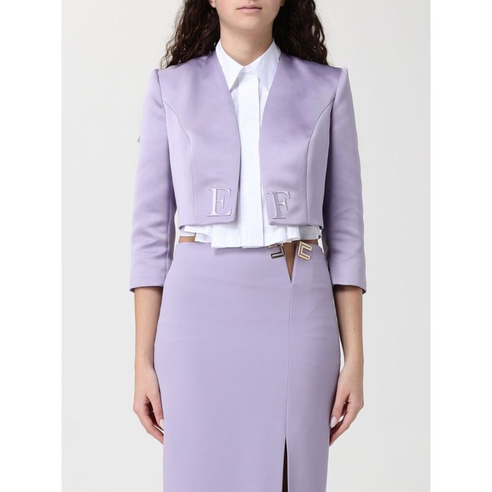 Elisabetta Franchi Women Elisabetta Franchi Satin Crop Jacket